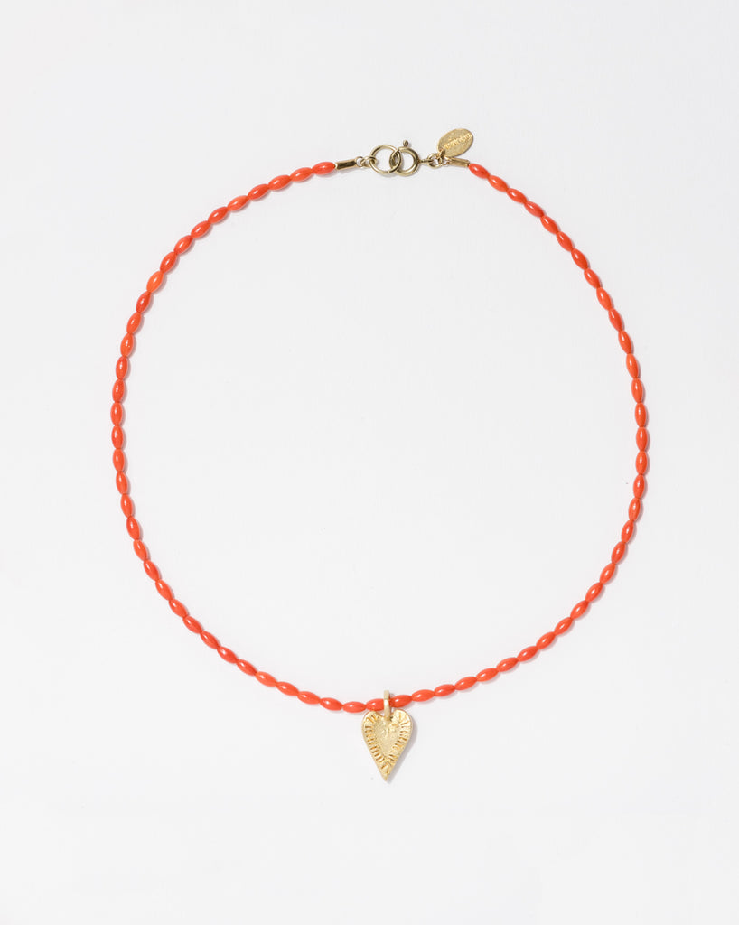 Collar Love . Coral