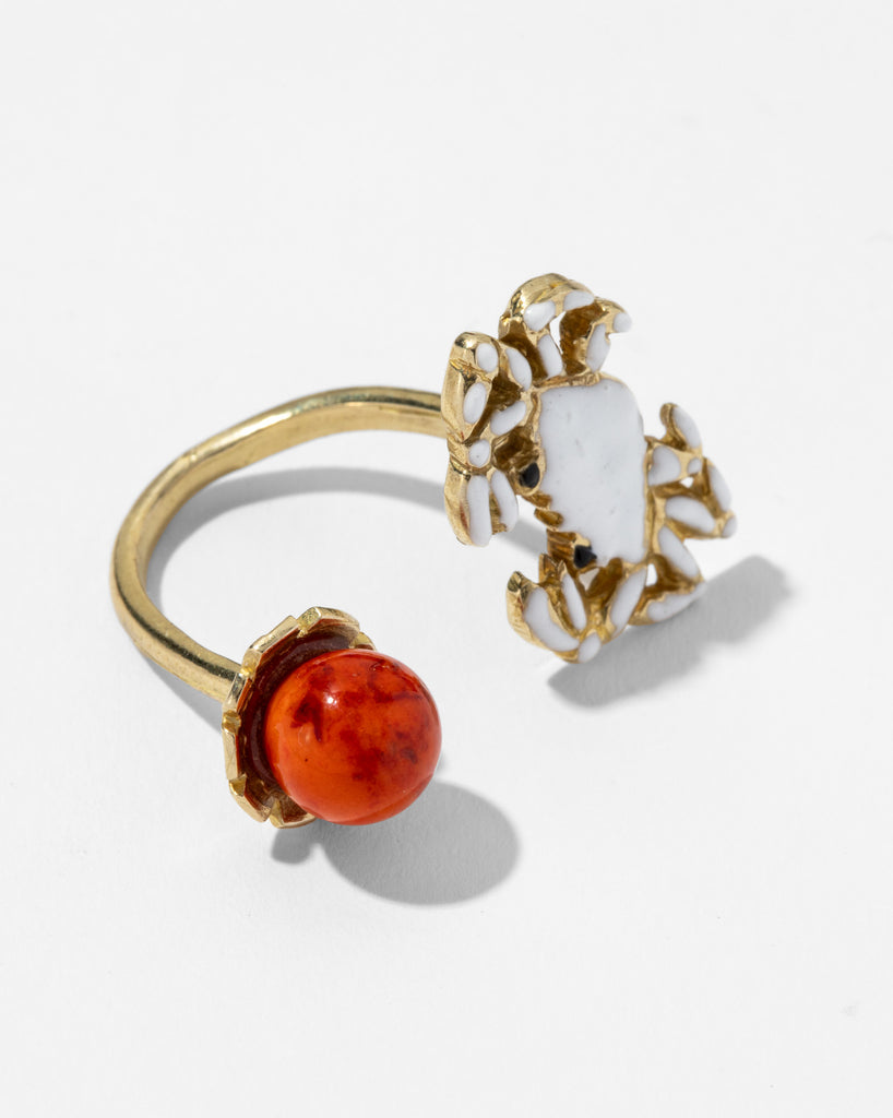 Anillo Cangrejo esmalte