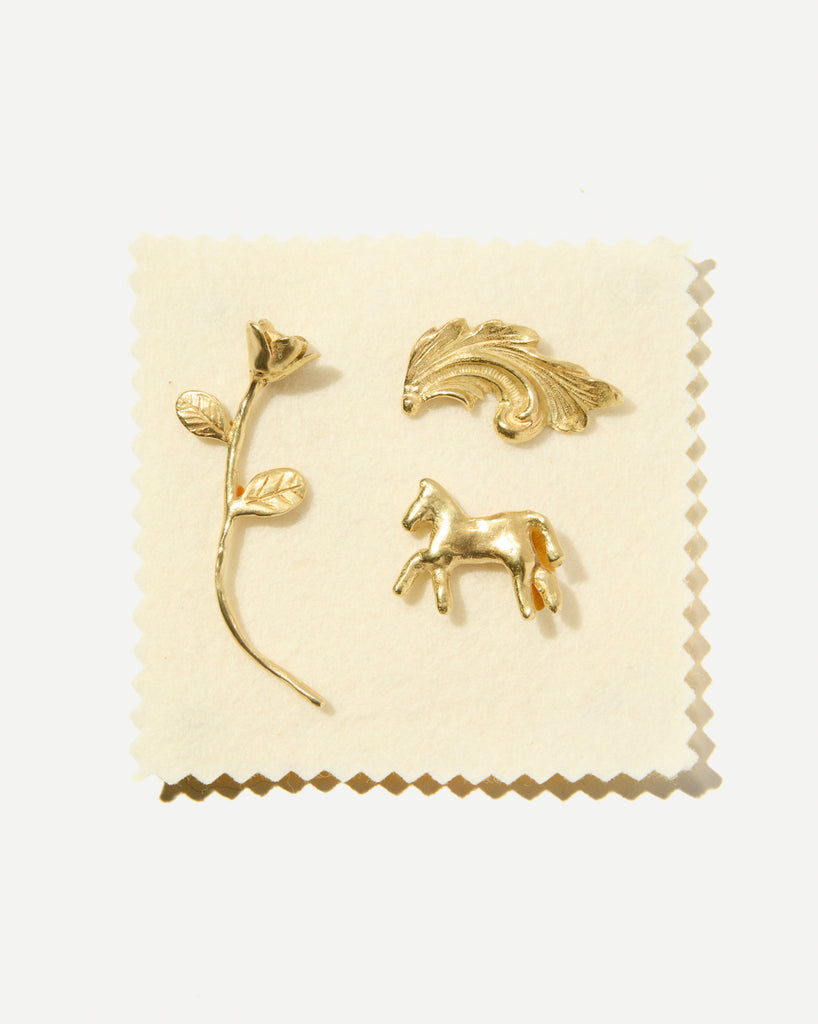 Pin set Rosa