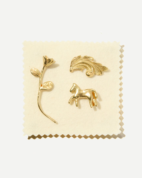 Pin set Rosa