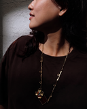 Collar Flor y Cornalina