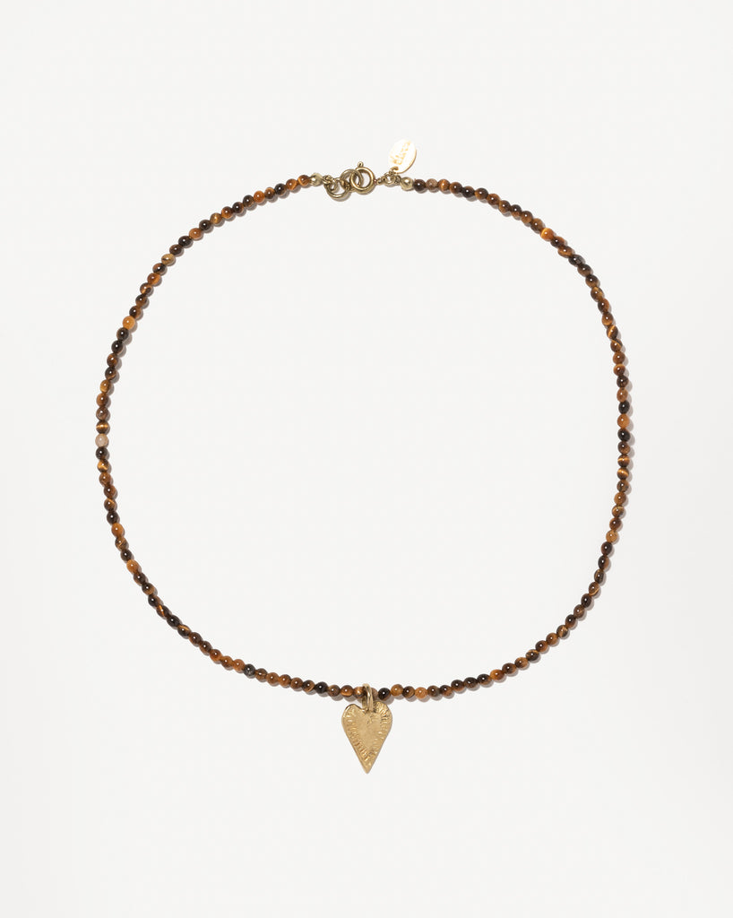 Collar Love . Ojo de tigre